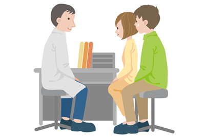 不妊検査のイメージイラスト