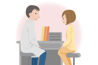 主な月経異常のイメージイラスト